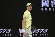 Sinner in action at the 2025 Australian Open (Source: Getty)